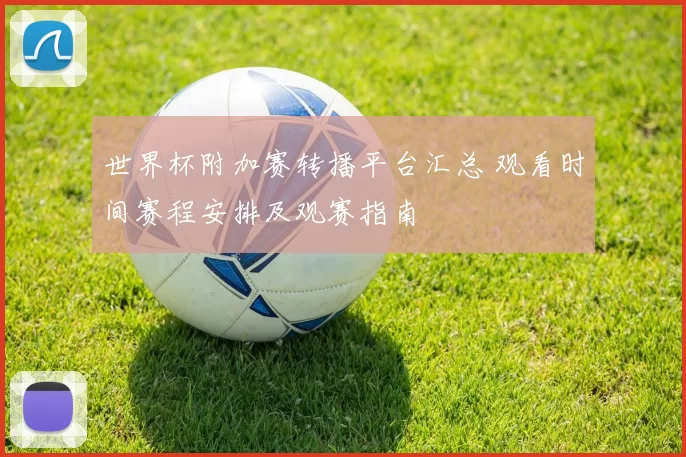 世界杯附加赛转播平台汇总 观看时间赛程安排及观赛指南